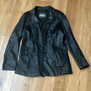 Vintage leather blazer/jacket 2XL